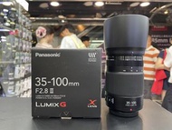 99%新第 二代 PANASONIC 35-100mm  F2.8 LUMIX M4/3 全新一樣 齊盒