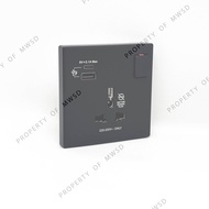 SCHNEIDER VIVACE E INTERNATIONAL 13AStop Kontak WITH USB TYPE a+C 2.1A BLACK KBN15USB_IS_BK