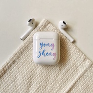 Name sticker for airpods