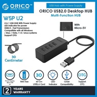 ORICO W5P-U2-030 USB2.0 Desktop HUB - Black