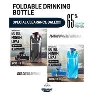 TaffSPORT Foldable Water Bottle BPA Free 700ml - S29