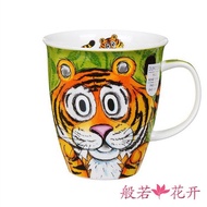 Dunoon British Bone China Mugs Cute Cat Dolphin Coffee Cups Ceramic Handmade Animal Patterned Mugs w