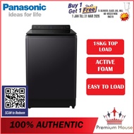 [MUAR & MELAKA ONLY] Panasonic NA-FD180V3BT / NA-FD180W3BT 18KG Inverter & Hot Wash Top Load Washer