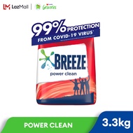 Breeze Detergent Powder Power Clean 3.3kg