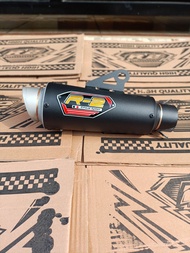 Silincer Knalpot Racing Original R2 Muffler Type MP2 Black - R2 Muffler
