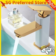 Bathromm Tap Black Gold Single Hole Wash Basin Faucet Bathroom Hot And Cold Platinum Faucet Sweet XC
