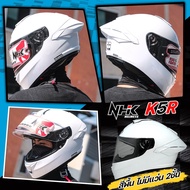 *New*หมวกกันน็อค NHK Helmets K5R เปิดตัวโมเดลใหม่ล่าสุด!! 2026 Full Face มีแว่นสองชั้น K5R ดำด้าน ไม