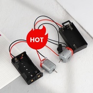 130 Motor Kit with 2 Battery Holders & Switch, 16500RPM Mini DIY Electronic Model