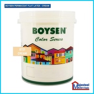 ❈ ❂ ✹ Boysen Permacoat Flat Latex Paint - 4LITERS  For Concrete & Stone Surfaces   (MAJESTEEL)