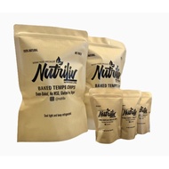 Mix 1 Nutriliv Baked Tempeh Chips, 1 Garlic Chips, 1 Shallot Chips