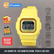 Original G-Shock GLX-5600RT-9D Digital Petak G-Lide 2022 Watch Yellow  Resin Band [READY STOCK]