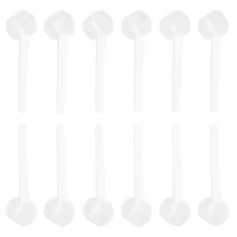 50Pcs Milk Powder Measuring Scoops Portable Coffee Protein Powder Household Measuring Supplies 5 Gra