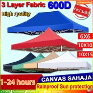 6x6 10 X10ft(3X3M) 10X15 Canvas only Night market canopy / kanvas kanopi / kain kanopi khemah pasar 