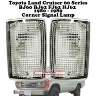 NEW Toyota Land Cruiser 60 Series BJ60 BJ62 FJ62 HJ62 1980 - 1989 Front Corner Signal Lamp Lampu Sis