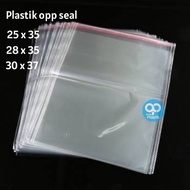 plastik opp seal baju 25 x 35, 28 x 35, 30 x 37