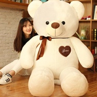 60/80/100/120/140cm Giant Teddy Bear Plush Toys Soft Teddy Bear Stuffed Doll Big Human Size Teddy Be