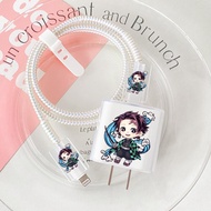Kimetsu Cartoon Charger Protective Case for iphone, Xiaomi, Oppo, Vivo