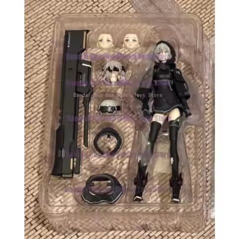 Heavily Armed High School Girls Figma 485 No.1 Articulated PVC Action Figures Toys