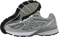 New Balance Men's 990v4 Grey Running Shoes, Size 9