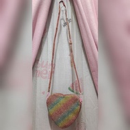 Love sling bag. bling bling sling bag. preloved sling bag