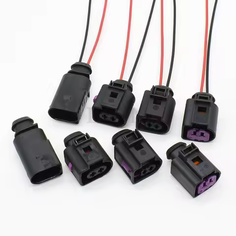 3.5mm 2 Pin 1J0973722 1717692-1 8D0973822 Automotive Temperature Sensor Connector Electric Horn Sock