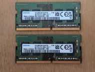 Samsung 4GB x2 DDR4 3200Mhz SO-DIMM Laptop memory 手提電腦 筆記本 記憶體 內存