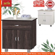 SETIA-2 DOOR+1 DRAWER KITCHEN CABINET 3FT