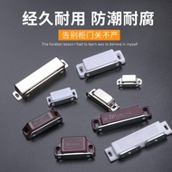 Simple Cabinet Door Magnetic Touch Stainless Steel Wardrobe Cabinet Door Strong Magnetic Double Door
