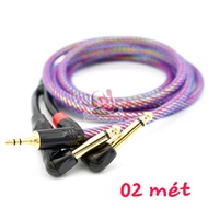 Dây jack 3.5mm ra 2 đầu 6 ly loại dây tín hiệu rắc 3.5mm Dây 3.5mm Ra 2 Đầu 6 Ly dây loa 3 5 dây 3 5