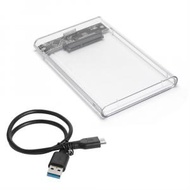 屯團百貨 - 透明USB3.0透明硬盤盒 2.5寸sata硬盤盒 筆記本硬盤盒 [平行進口]