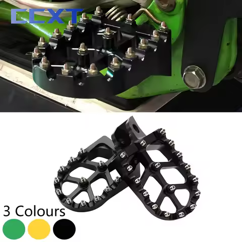 Motorcycle CNC Foot Pegs Pedals Rest Footpegs For Suzuki RM65 2003-2005 RM100 For Kawasaki KX65 KX80