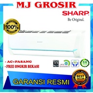 Ac Sharp Ah-A 05 Say 0.5 Pk + Pasang 1/2 Pk R32 Thailand Eco Jetstream