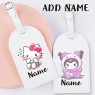Custom Name  Cartoon Luggage Suitcase Tags Address Holder Travel Accessories Girls Baggage Tag Lugga