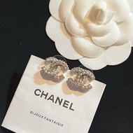 Chanel แหวน Earring Pearl 030035 Gift packaging black 1 set