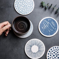 Triple W Diatomite Coaster Coffee Mat Diatomite Drinking Coaster