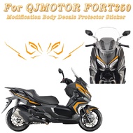 For QJMOTOR QJmotor FORT350 FORT 350 QJ350ADV Motorcycle Modification Body Decals Protector Sticker 