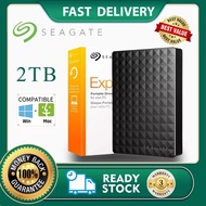 จัดส่งจากกรุงเทพ Seagate external hard disk ของแท้ hdd 1tb/2tb ฮาร์ดดิสก์พกพา USB 3.0 2.5" ฮาร์ดดิสก์ความเร็วสูง เอทานอล ฮาร์ดิส รับประกัน 3 ปี