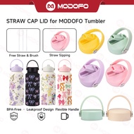 MODOFO Straw Cap LID Thermos Bottle CAP LID - Compatible with MODOFO 1000ml Flower Printed Tumbler &