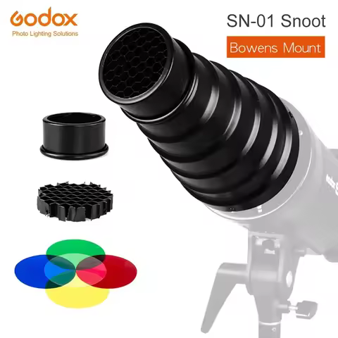 GODOX SN-01 Bowens Mount large Snoot Photography Studio Flash light Fittings Accessories For Godox S