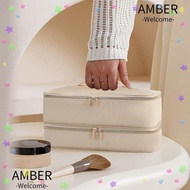 AMBER Hair Curler Bag, Double-Layer Large Capacity Hair Dryer , Accessories Portable Waterproof Hair Dryer Storage Bag for Shark Flexstyle/ Airwrap