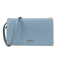 Coach 肩挎皮夾，長版皮夾（翻蓋式），皮革 [二手]