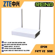 ZTE EPON F477 V2 ANTENNA 5 DBI NEW CASING 1G 1USB 4FE INCLUDE ADAPTER