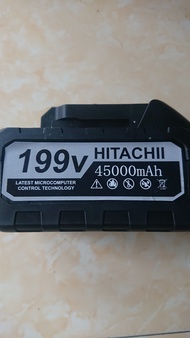 Pin Hitachi 199V Siêu Trâu Pin Dùng Chân Pin Thông Dụng Dung Lượng 45000mAh Pin Máy Rửa xe Máy Khoan