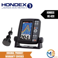 Hondex HE-62c Echo Sounder FishFinder c/w 600W Plastic Transducer