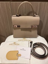 Delvaux Tempete Pm Tourterelle I - Ivory