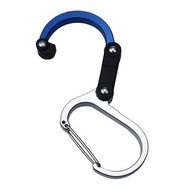 [dolity21] 2x D ring Carabiners with Hanger D Ring Keychain Locking Carabiner Clip for