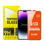 21D Silk Print Screen Protector 11H Shockproof Tempered Glass Screen Protector For iPhone