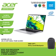 ACER Aspire Lite 14 AL14-32P-C8AG Laptop - 14" WUXGA IPS/Intel N150/8GB DDR5/512GB SSD/Intel UHD/Win