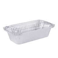 Aluminium Foil Tray With Lid Cover 1650 / 1850 / 1950 10pcs Bakery Tray Disposable Cake bread contai