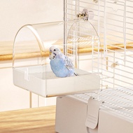 [baoblaze21] Bird Bathing Box, Bird Bathtub, Parrot, Breathable Bowl, Cage Accessories, Bird